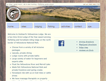 Tablet Screenshot of hubbardslodge.com